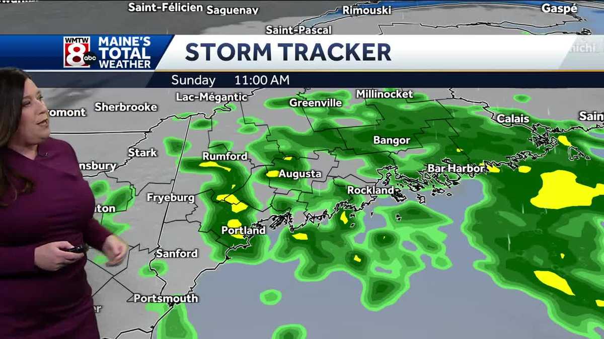 Some steady rain today, warmer by the end of the week