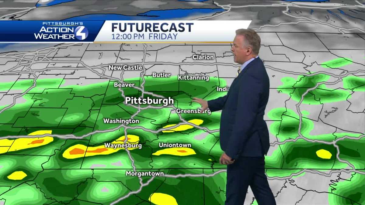 Rain showers tonight, rain and snow mix on Friday