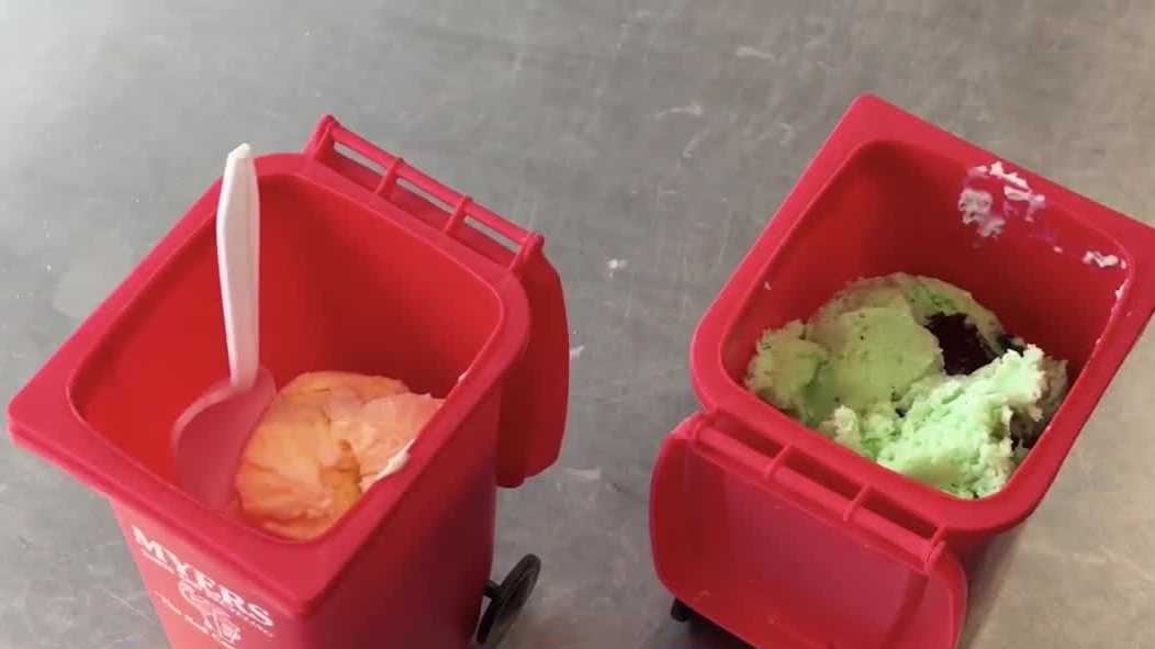 Vermonters brave the cold for free ice cream at The Village Scoop in Colchester