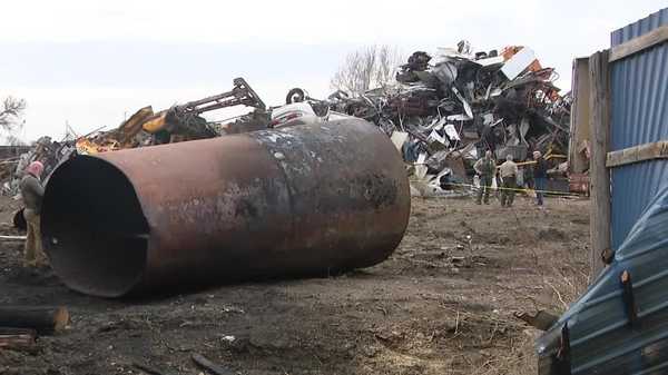one person dies after explosion at salvage yard in iowa, officials say