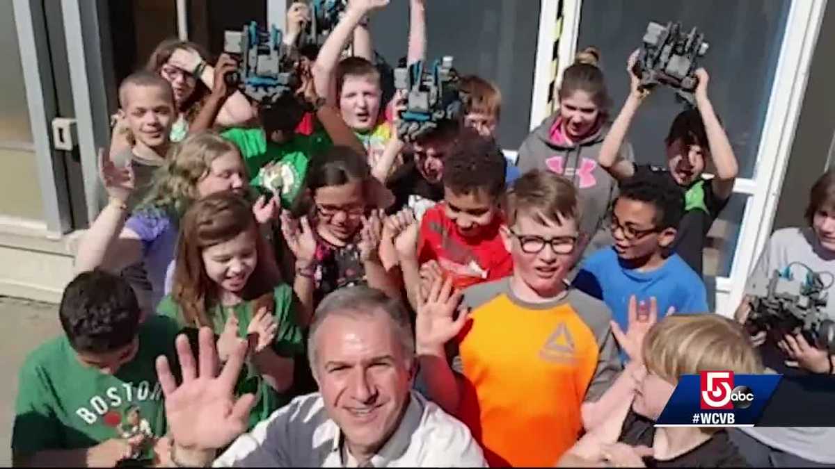 Wake up call Potter Road School in Framingham