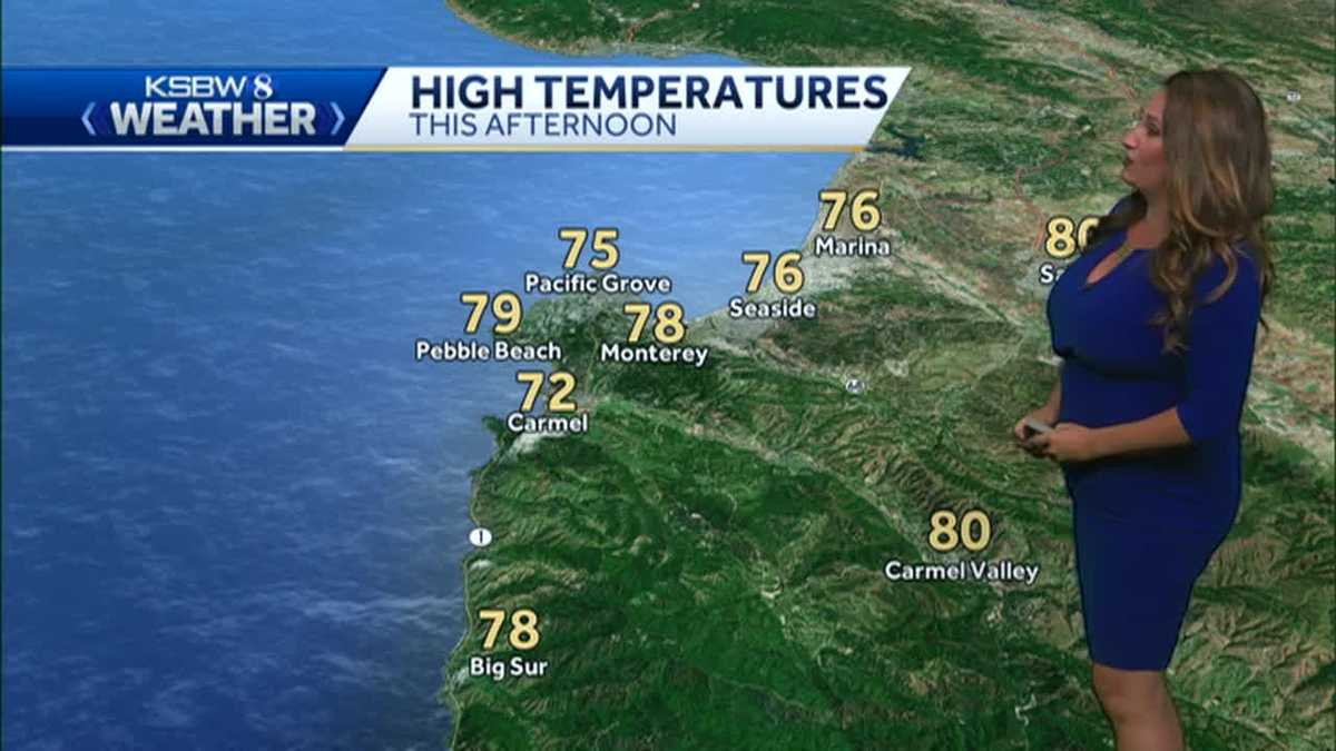 Warming trend inland, cooler at the coast