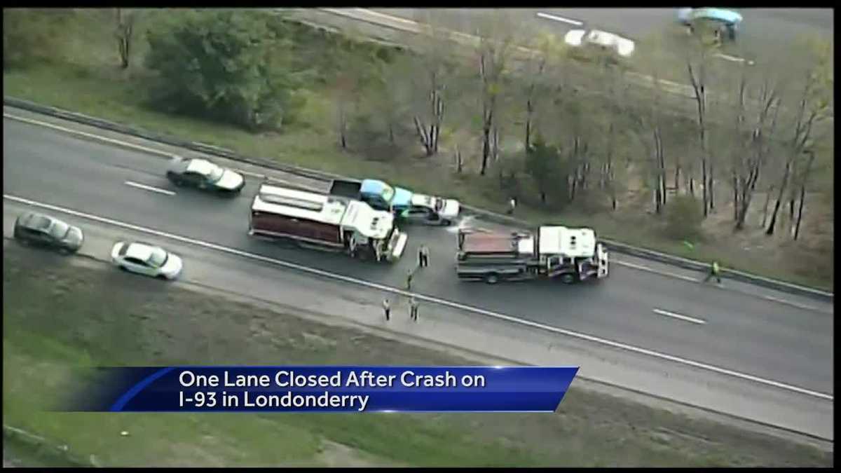 Serious crash snarls traffic on I93 South in NH