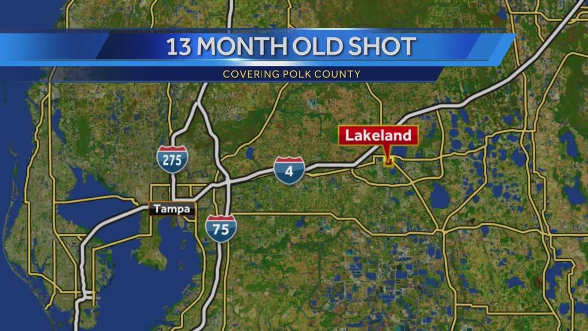 13-month-old shot in Lakeland