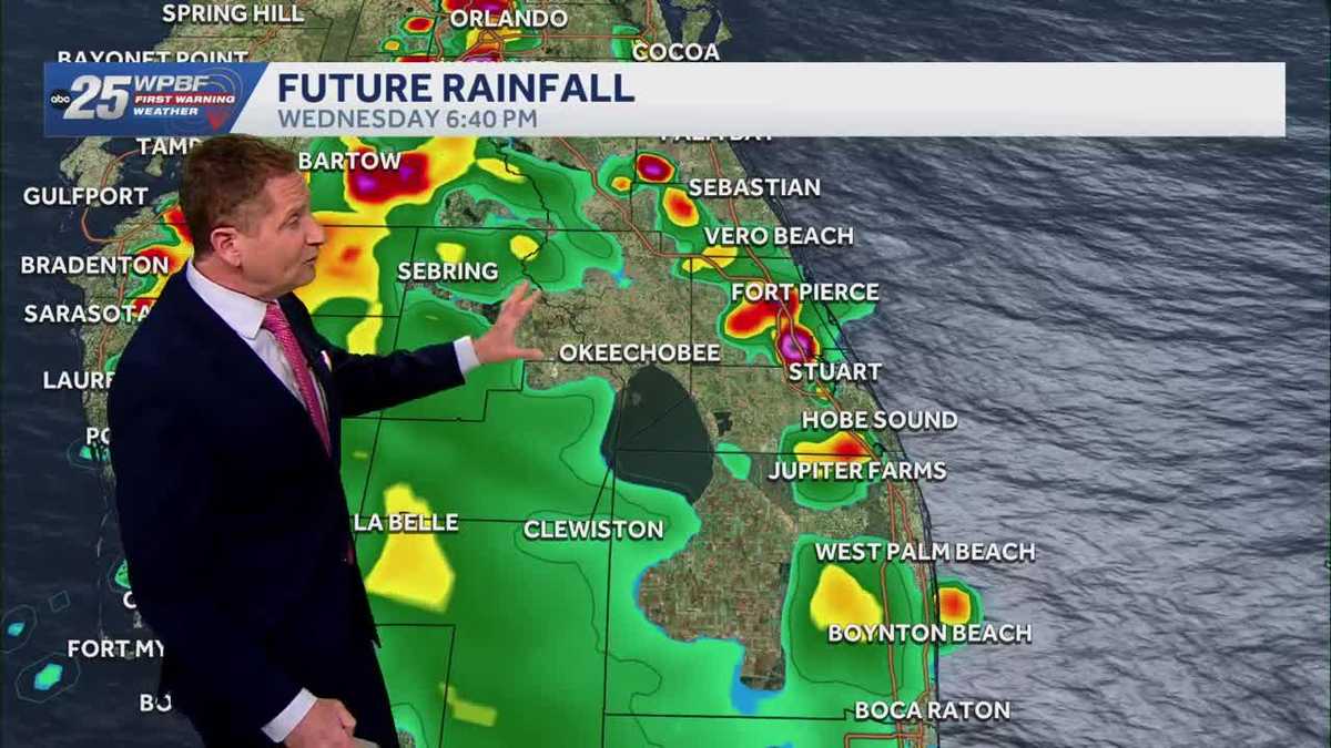 Weekend rain chances increasing for South Florida