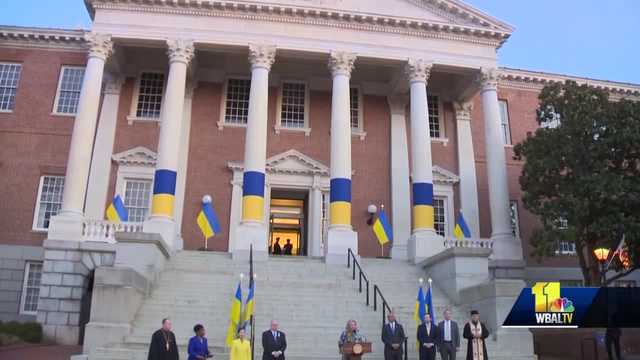 Gov. Hogan, Annapolis send message of support to Ukraine - Vimarsana News