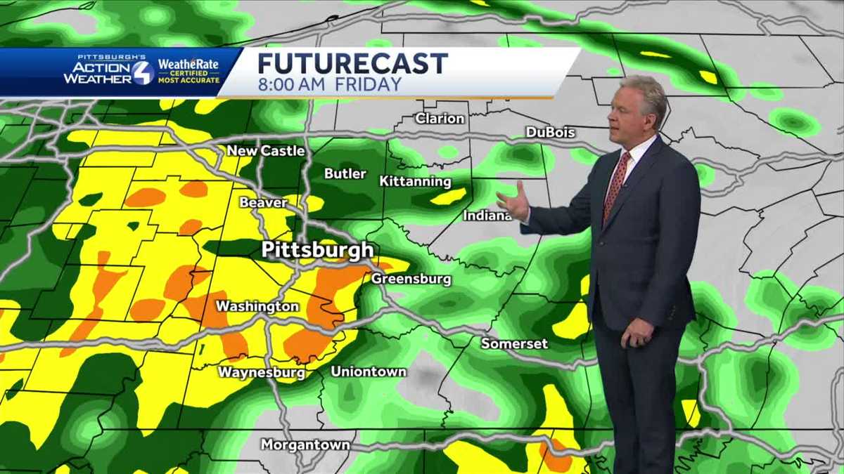Pittsburgh weather: Rain returns late tonight