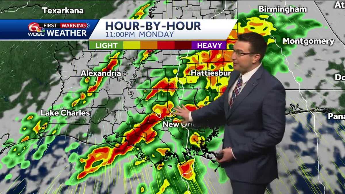 Strong storms likely Monday and Monday night