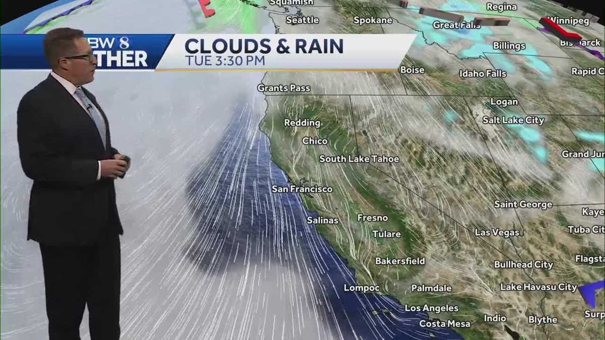 Red flag warning expected for Central Coast Tuesday due to dry conditions and offshore winds