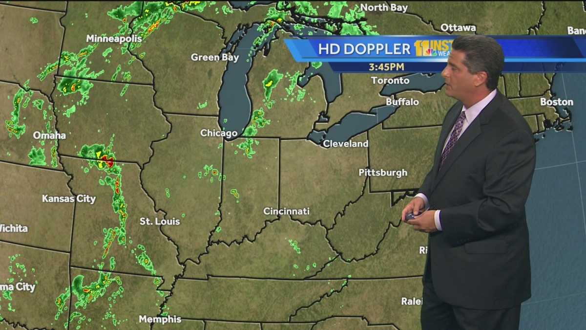 Tony checks weekend rain chances