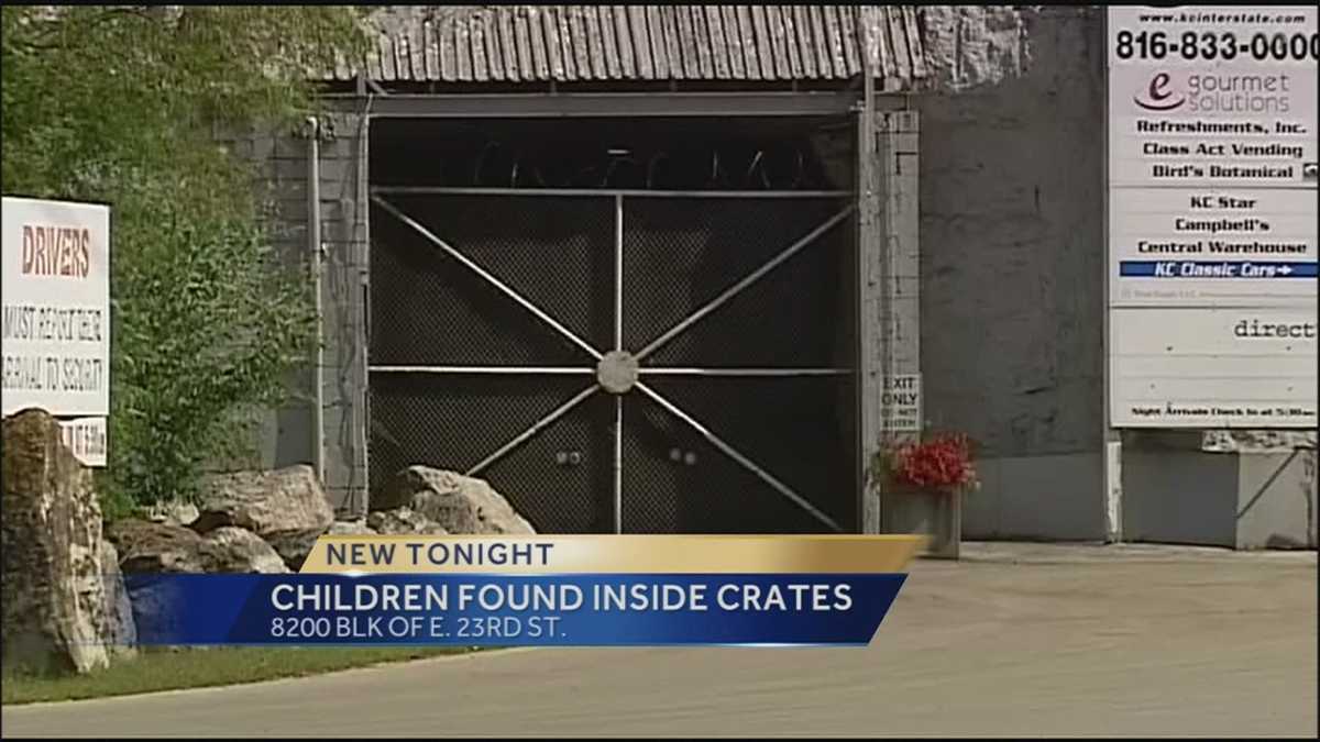 2 children found living in crate in KC caves