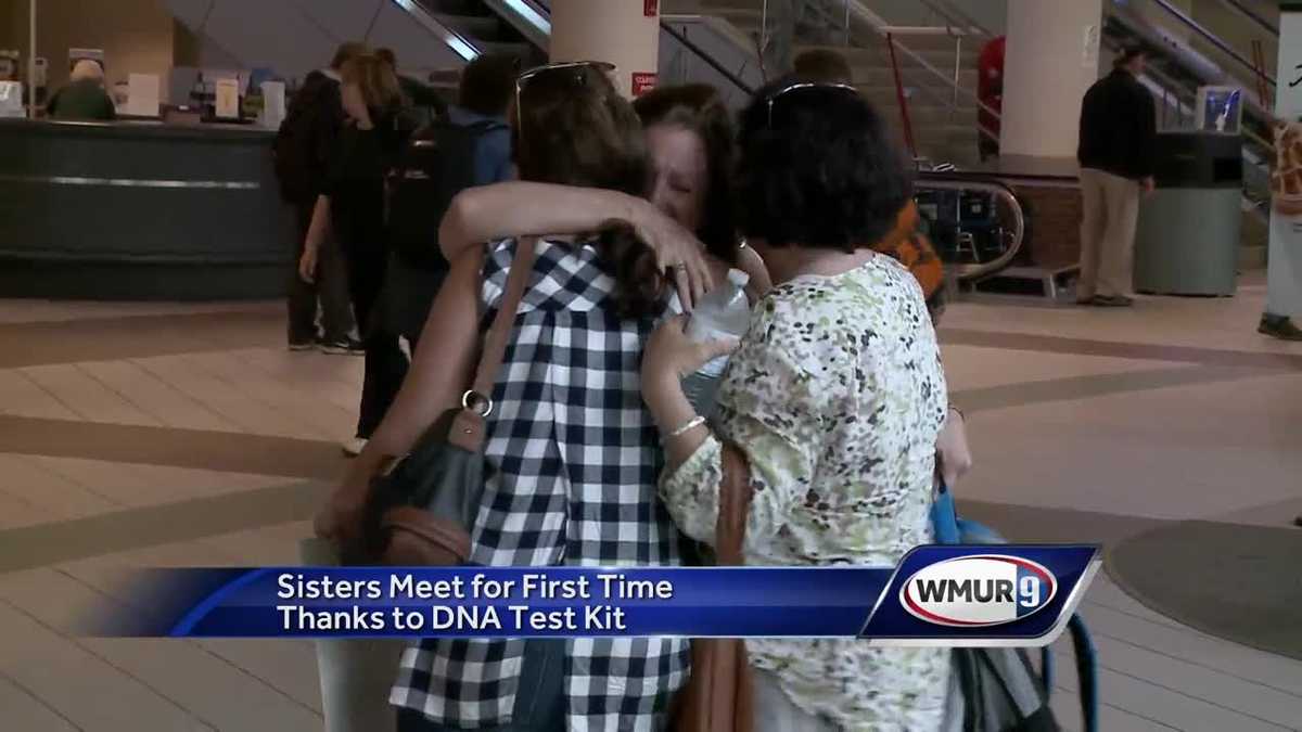Sisters meet for first time after DNA test kit revelation