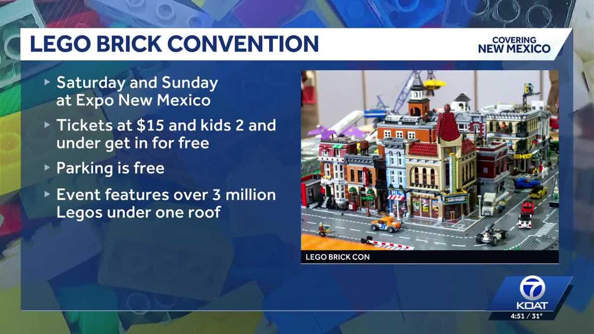 Millions of Lego bricks coming to Expo New Mexico