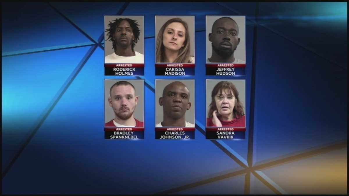 Police arrest six suspects in Valley Station drug bust