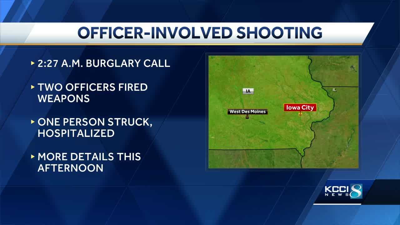 Iowa City Officers Involved In Shooting During Burglary Call