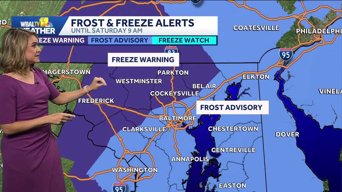 Impact Weather: Widespread Frost and Freeze