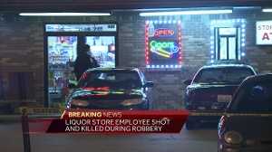Liquor store employee shot, killed during robbery