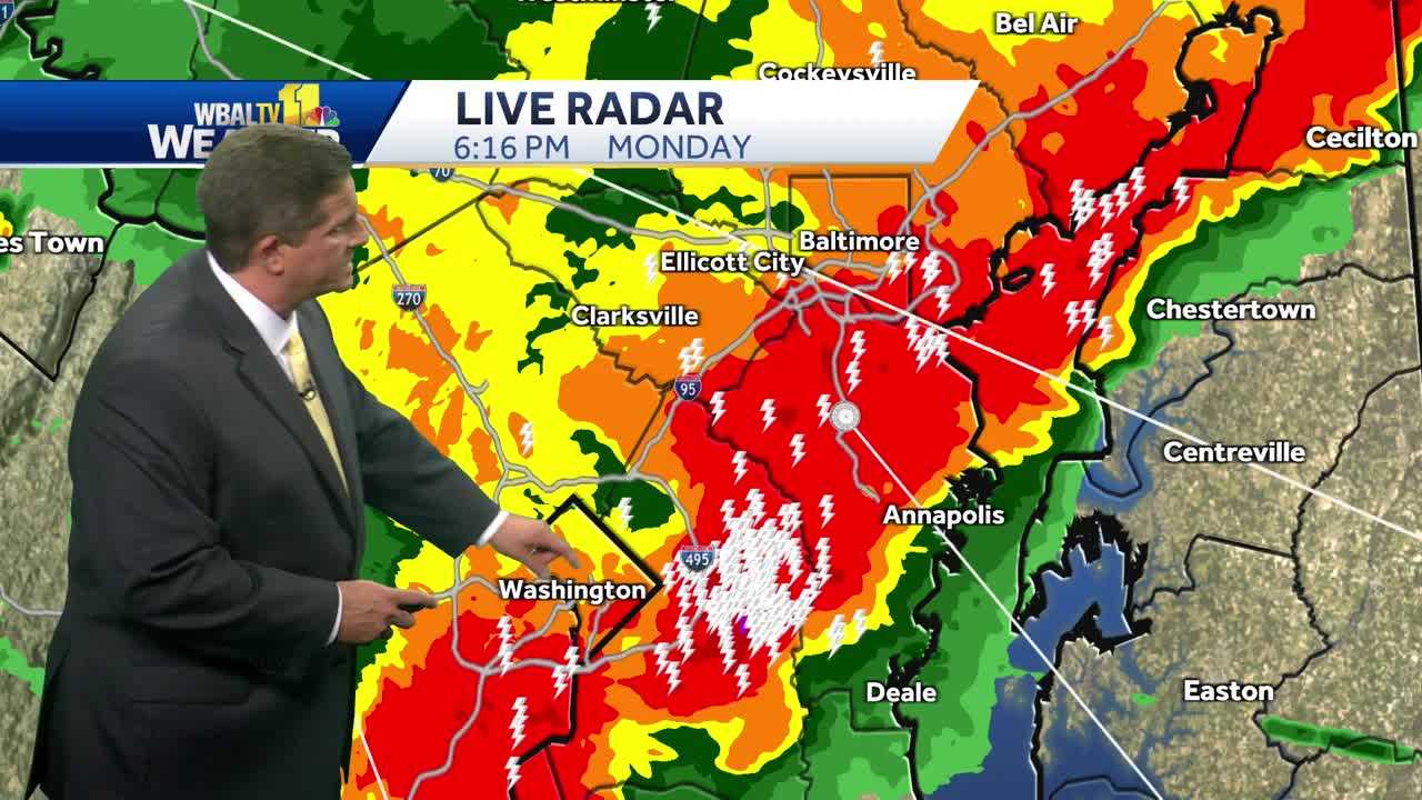 Maryland Weather: Severe Storms Down Trees