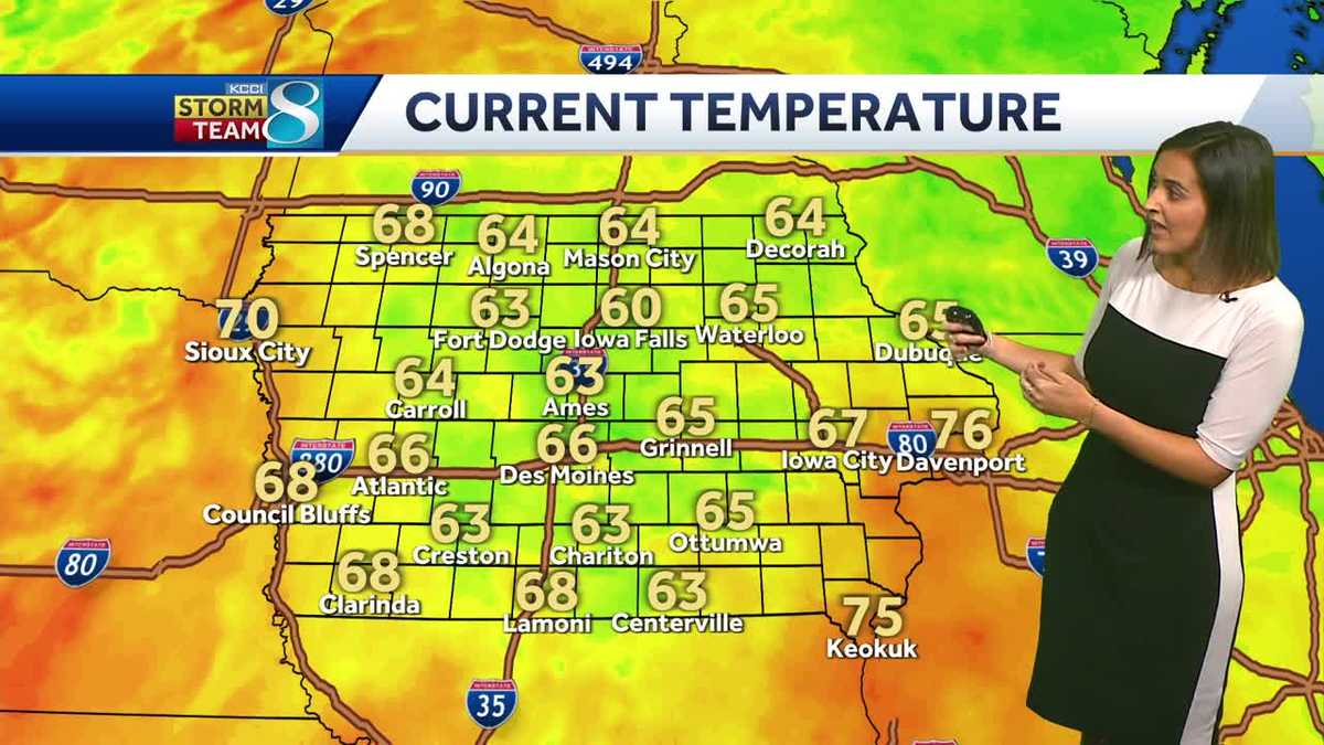 Iowa weather: Scattered rain continues tonight