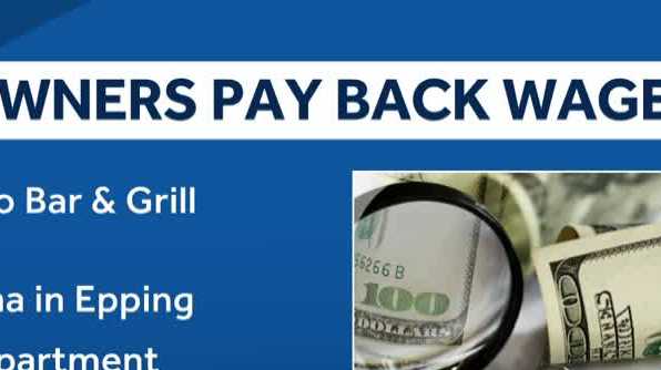 Owners of 2 NH restaurants to pay more than $215K to employees, Labor Dept. says - Vimarsana News