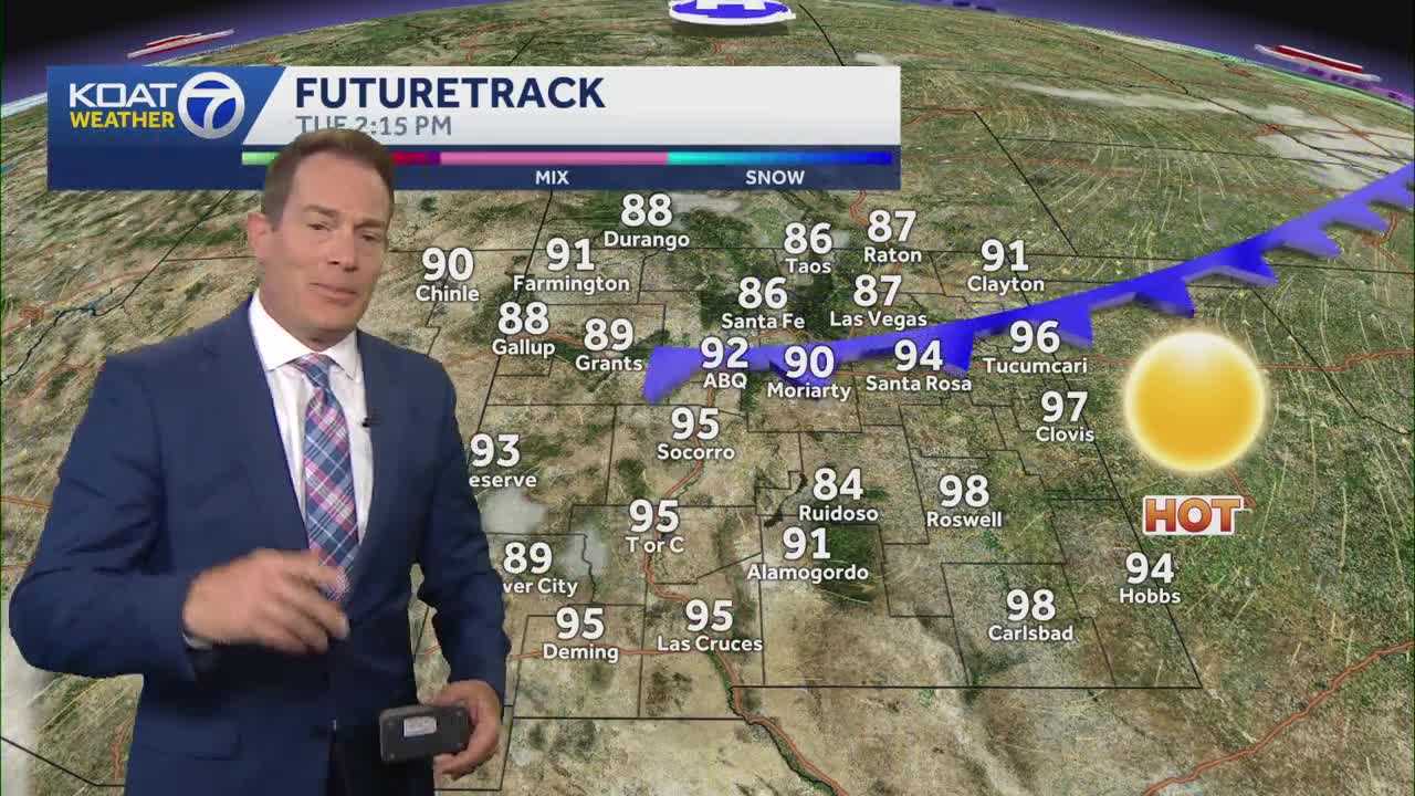 Temperatures surge today and challenge records for the date