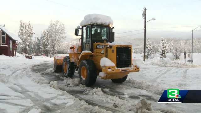 Digging out, avalanche control and tire chains as storm moves out of the Sierra - Vimarsana News