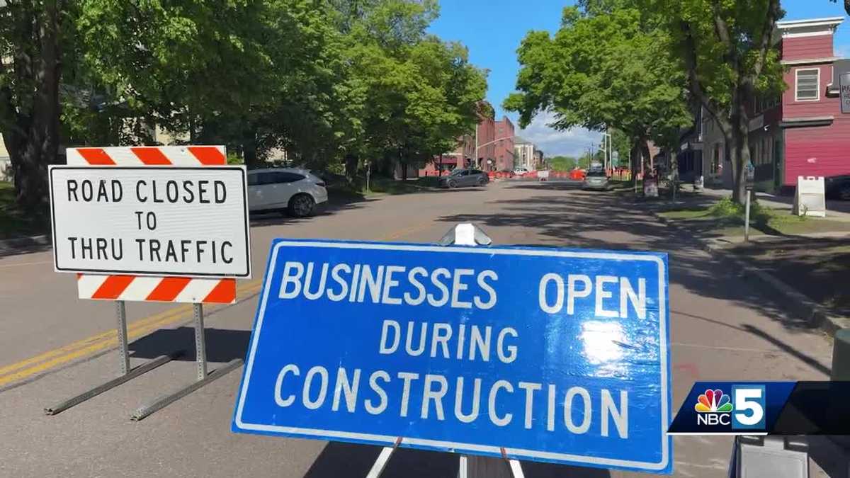 Burlington businesses feeling strain from downtown construction