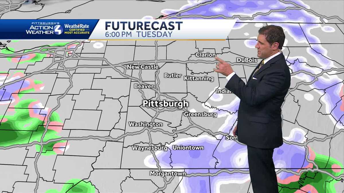 Rain and snow showers