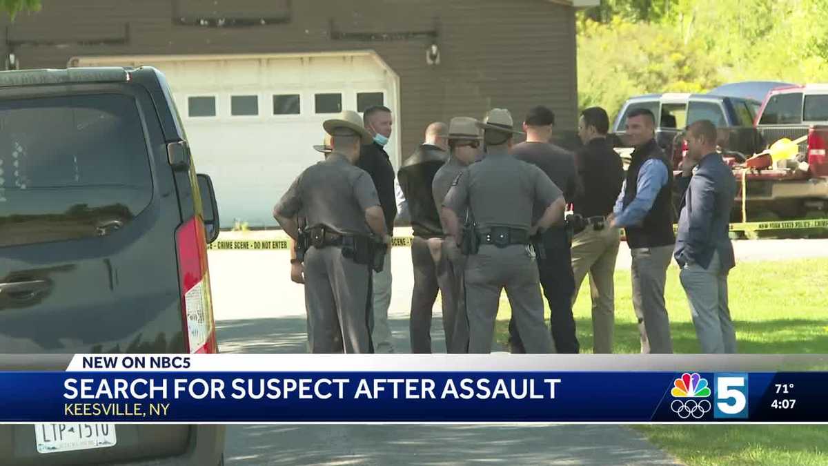 Manhunt underway after a person broke into a Keeseville home and ...