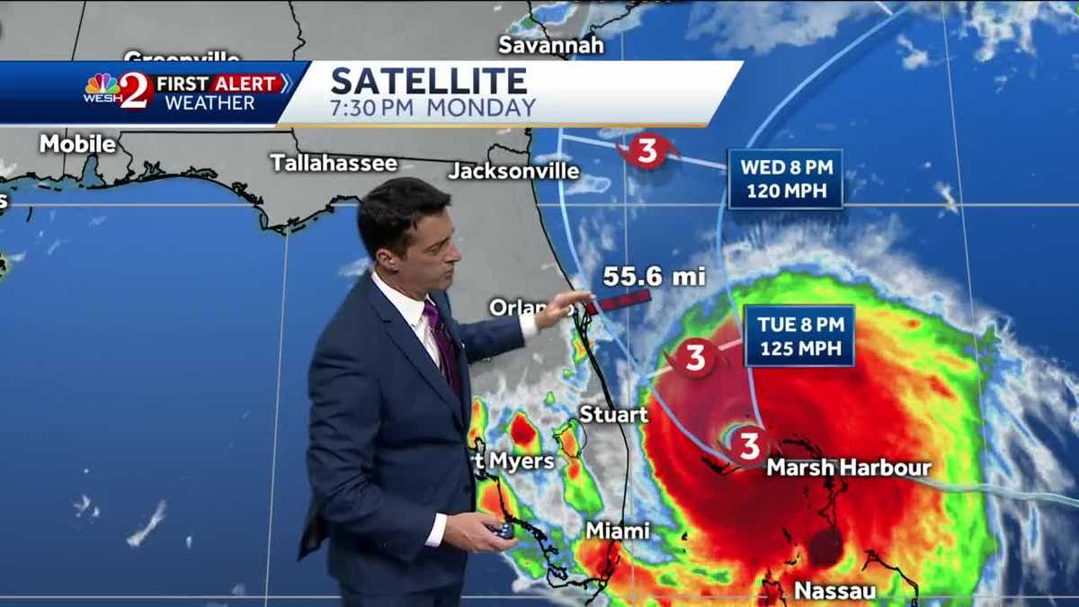 Hurricane Dorian now a Category 3