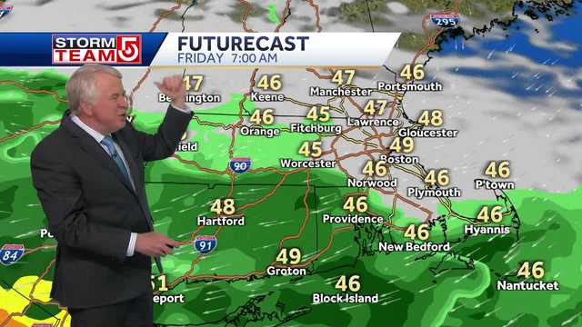 Video: Cool, wet start to Friday