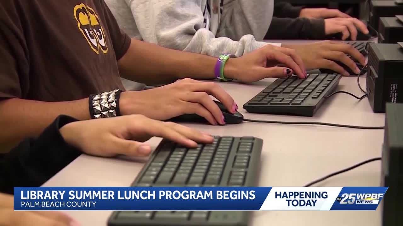 Palm Beach County libraries offer free summer lunches for kids