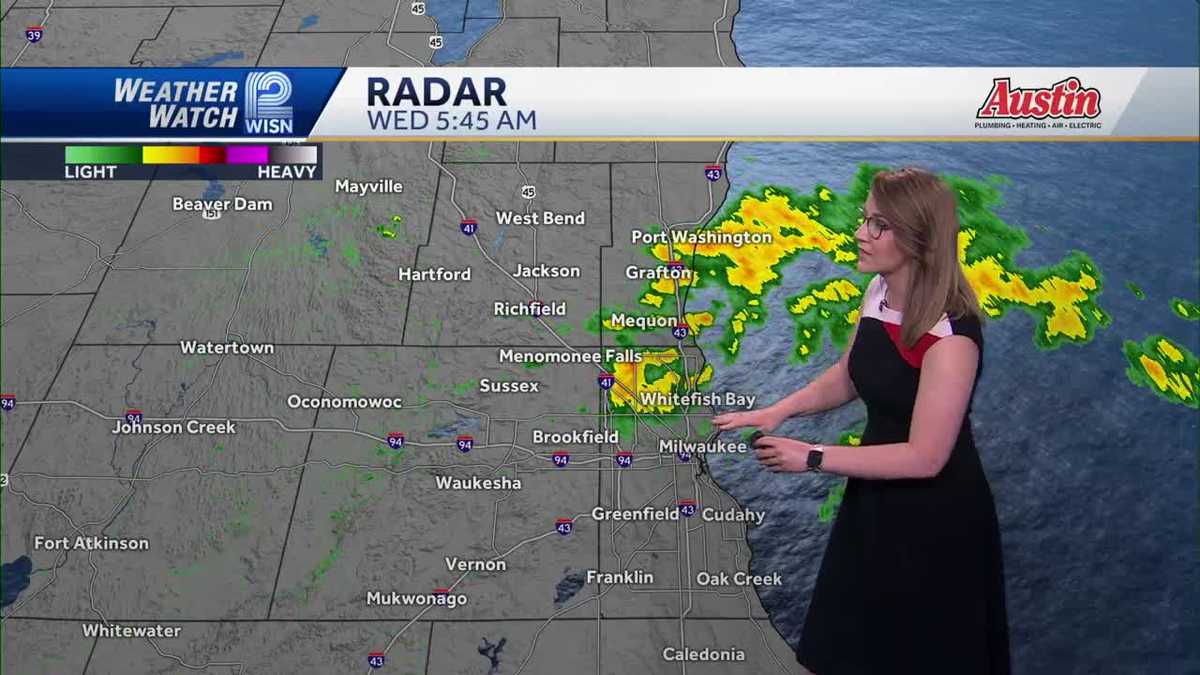 Impact Day: Spotty Showers & Storms in SE Wisconsin