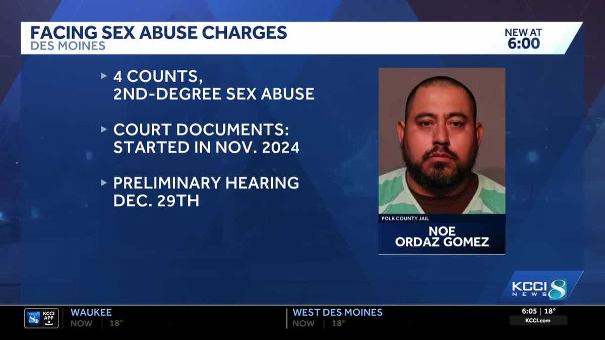 Iowa crime: Police charge Des Moines man in child sexual abuse case
