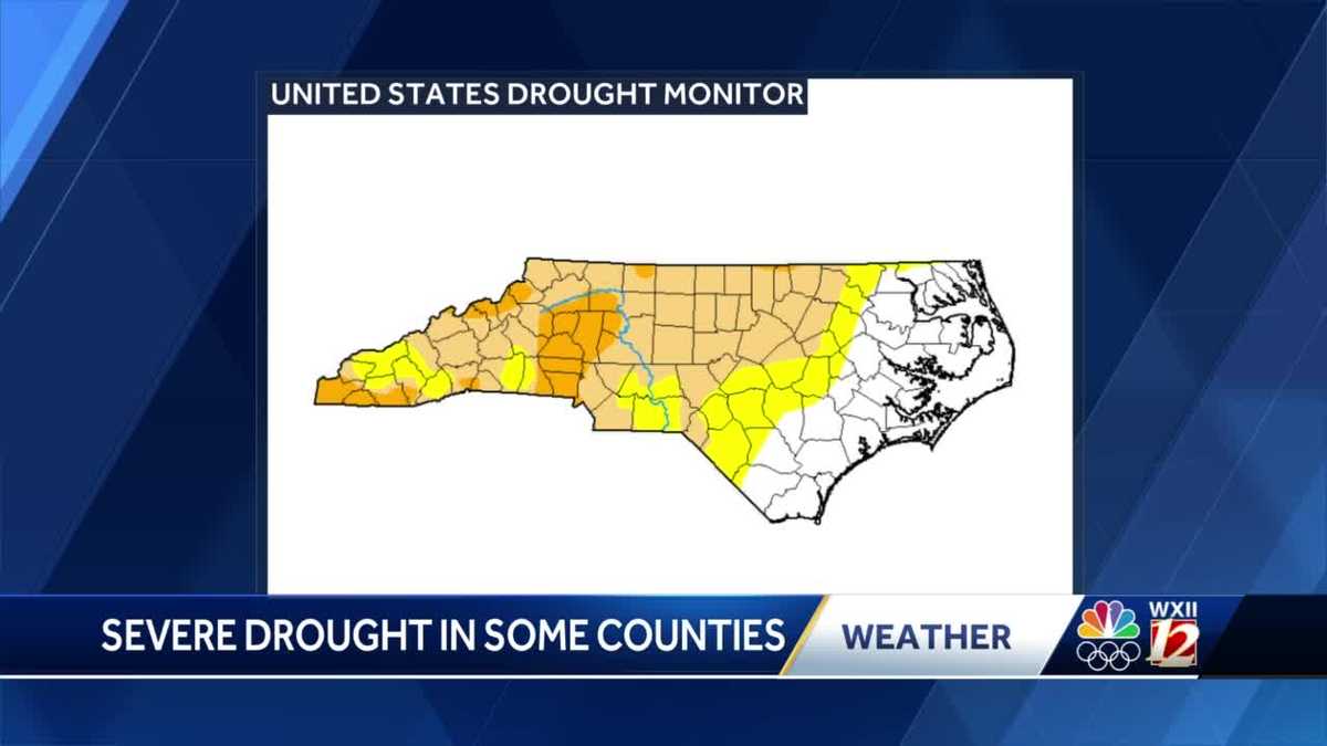 Severe drought conditions worsen in the western portion of the Piedmont