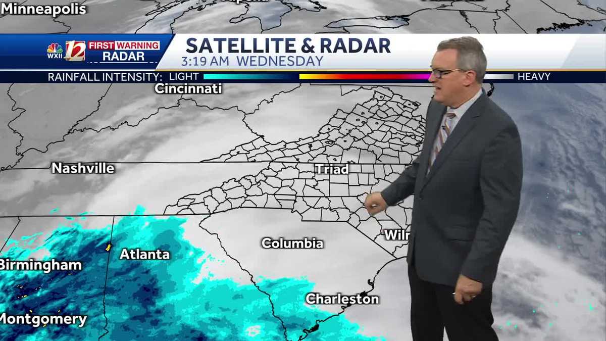 WATCH: Clouds help cool Wednesday temps, late week rain chance