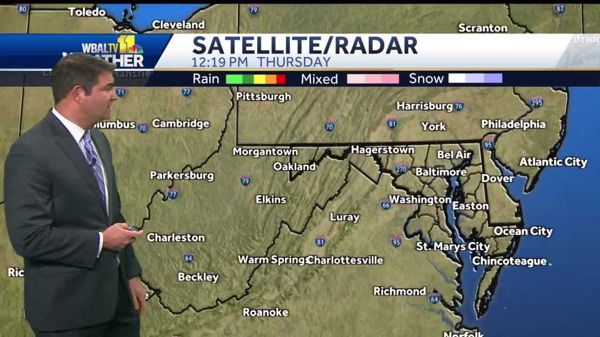 Pleasant weather ahead this weekend but rain possible on Sunday