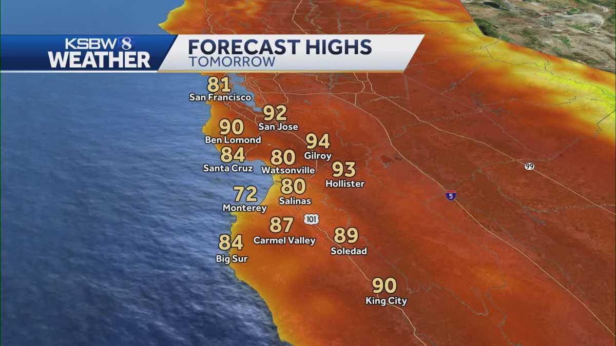 Warm temperatures will ease after Friday