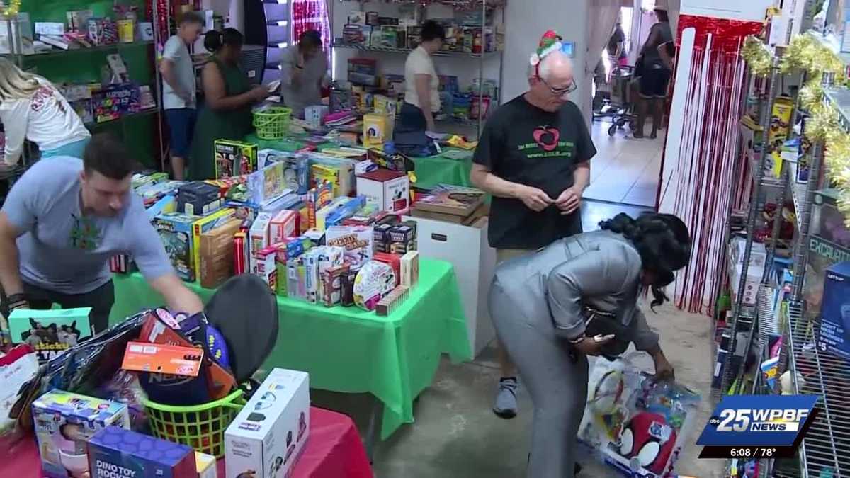 Food pantry turns into toy store in Delray Beach