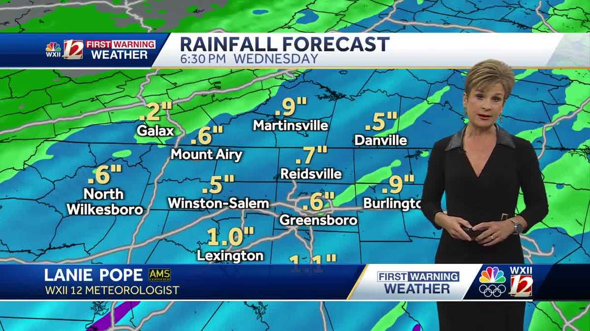WATCH: Rain likely into Wednesday, tapering by afternoon