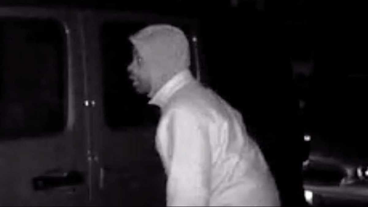 Police trying to identify man caught on video creeping up to cars