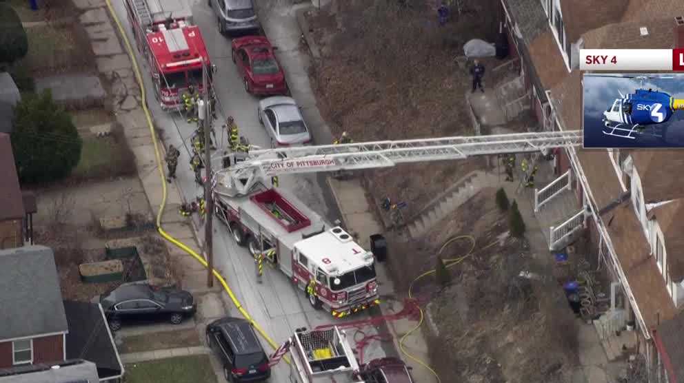 Fire breaks out inside home in Highland Park; Crews on scene