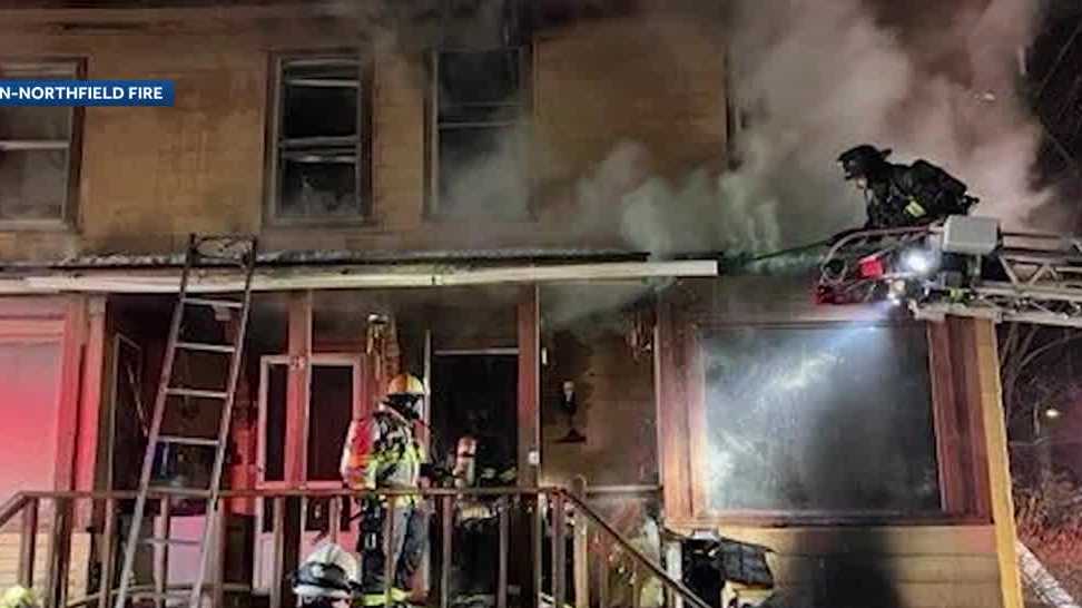 2 people, dog escape overnight fire in Tilton