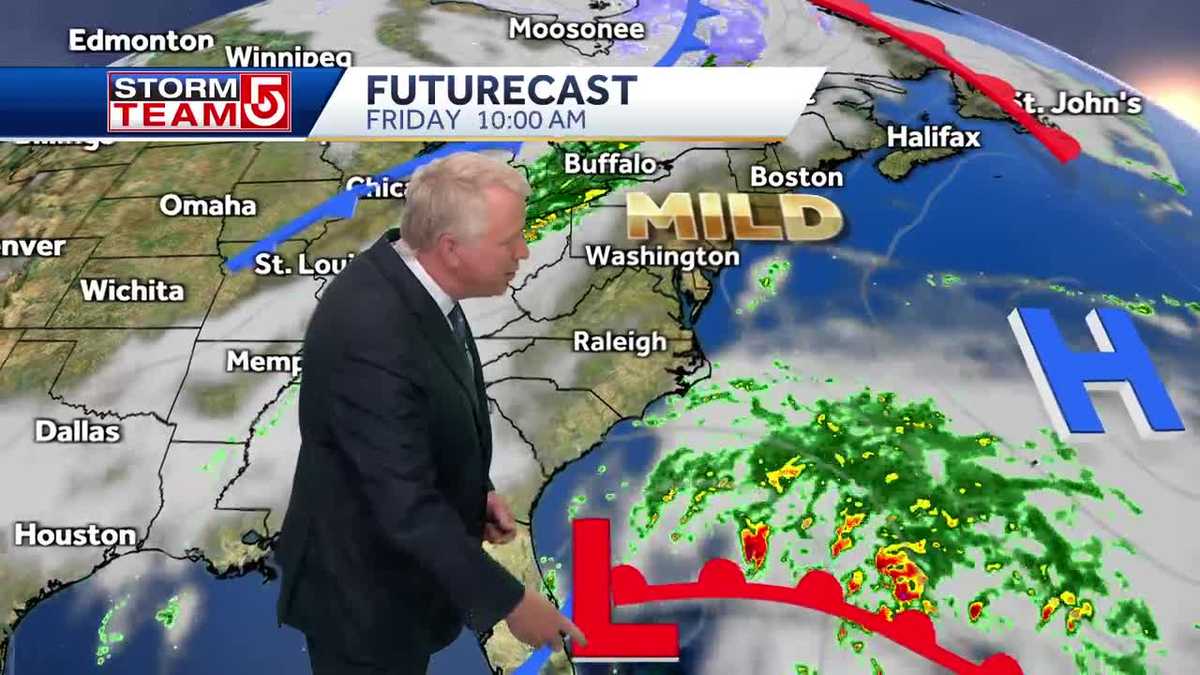 Video: Mild, sunny days before weekend rain arrives