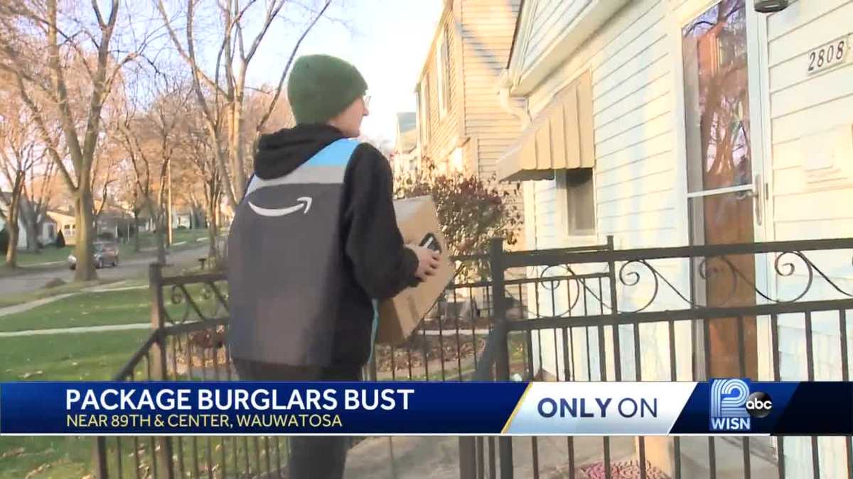 2 people accused of following Amazon truck, taking packages from porches