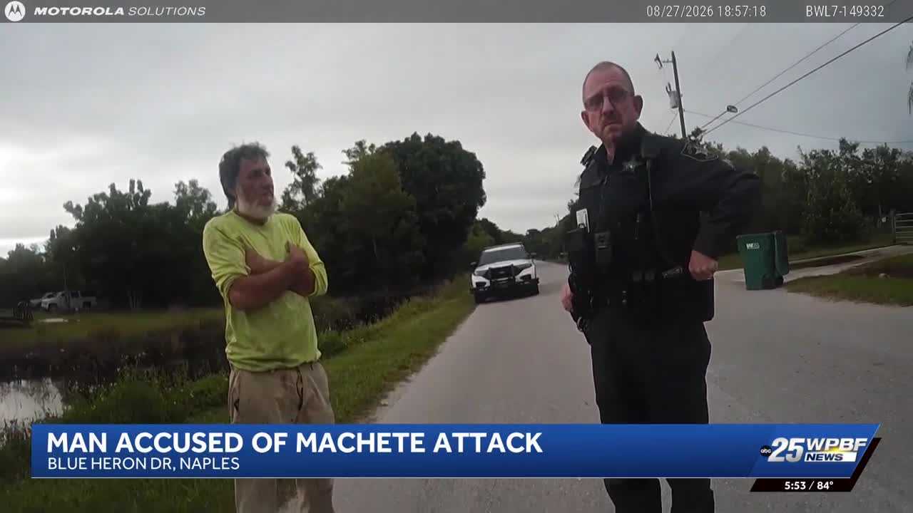 Deputies: Naples man returned with machete after confronting children