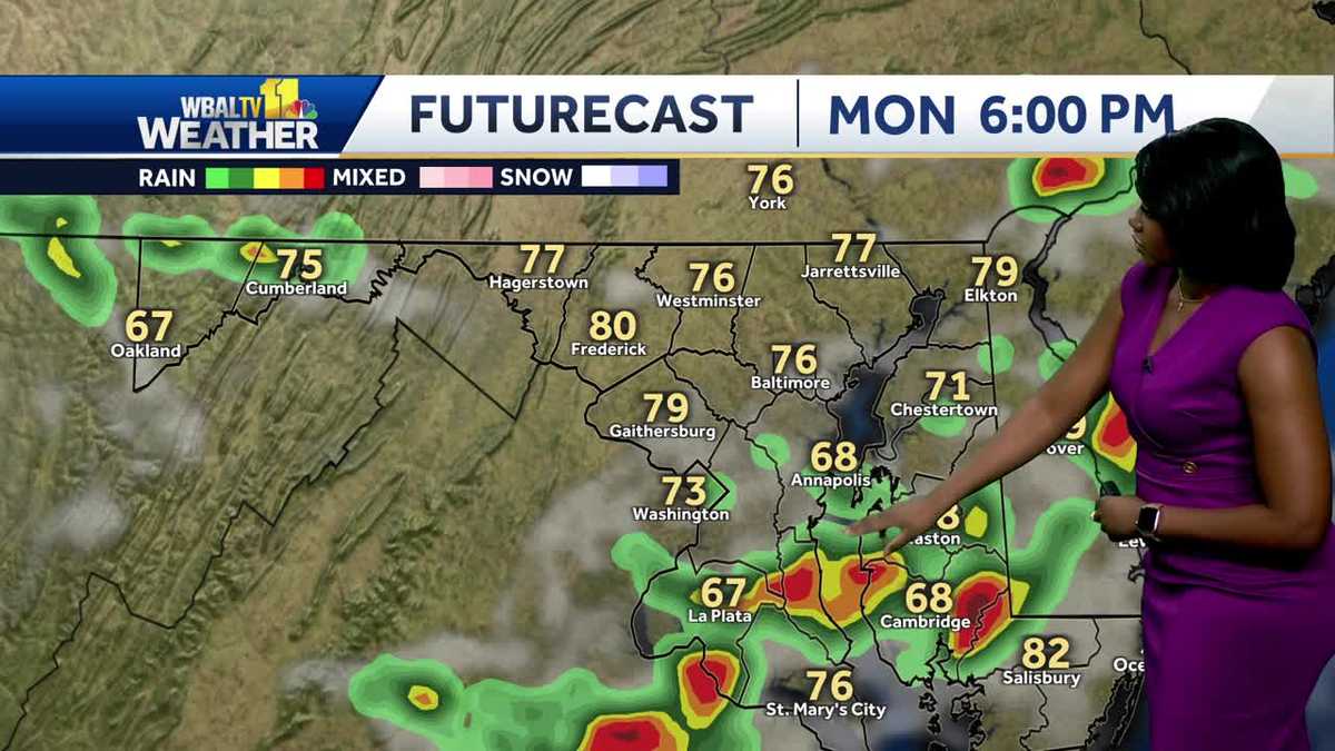 Severe Thunderstorm Watch in effect for Maryland Monday