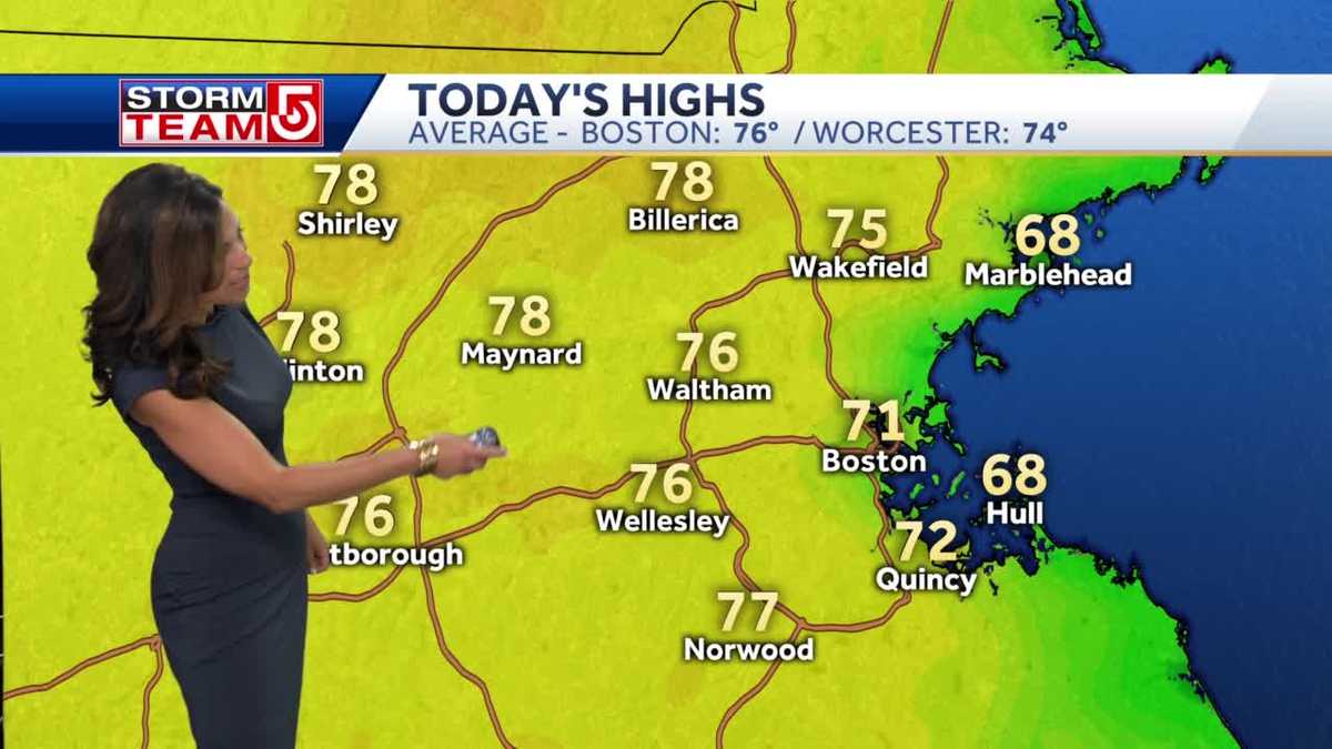 Video: Dry, sunny day with temps in 70s