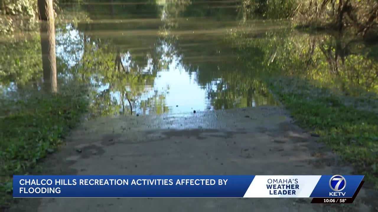 Flood water impacts recreation activities at Chalco Hills