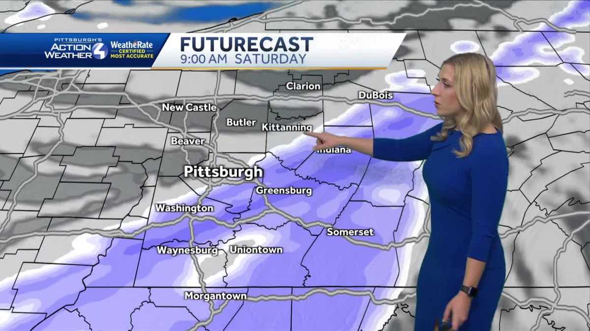 Pittsburgh weather: Colder with some snow Friday, Saturday